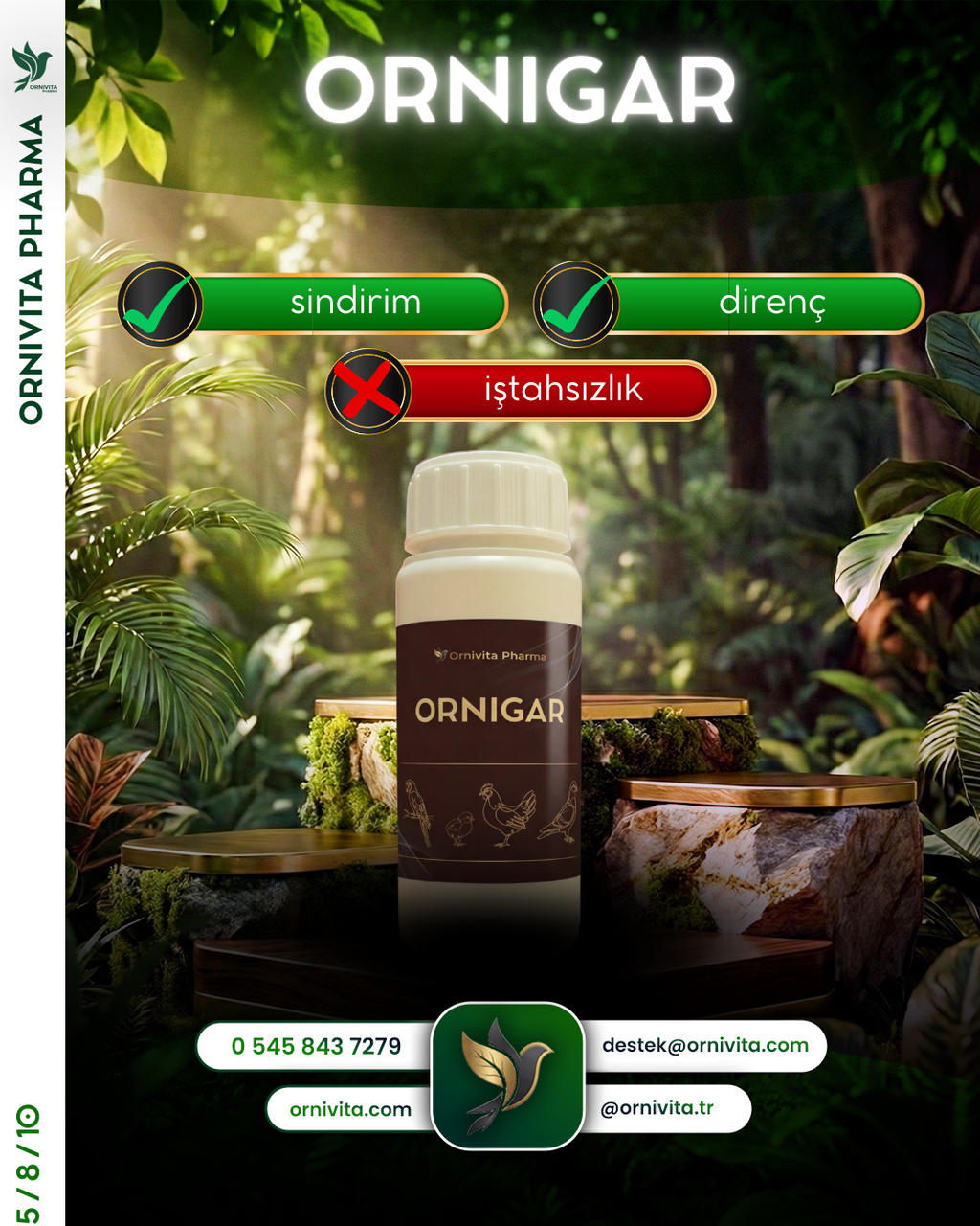 Ornigar - Bağışıklık ve İştah Desteği