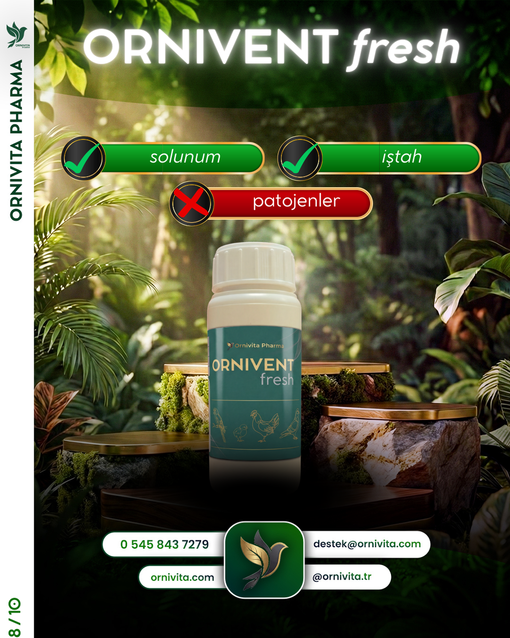 Ornivent - Solunum Desteği