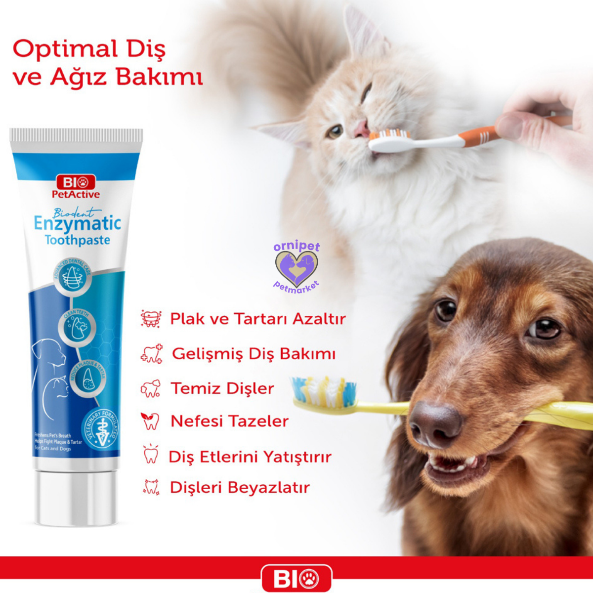 Bio PetActive - Biodent Enzymatic Diş Macunu 100 ml