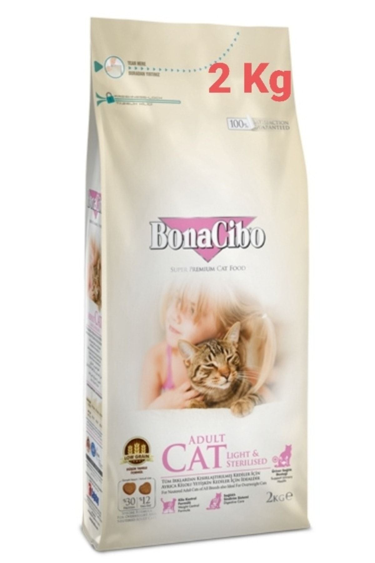 Kedi Maması - Bonacibo Tavuklu Yetişkin Kısır 2 kg