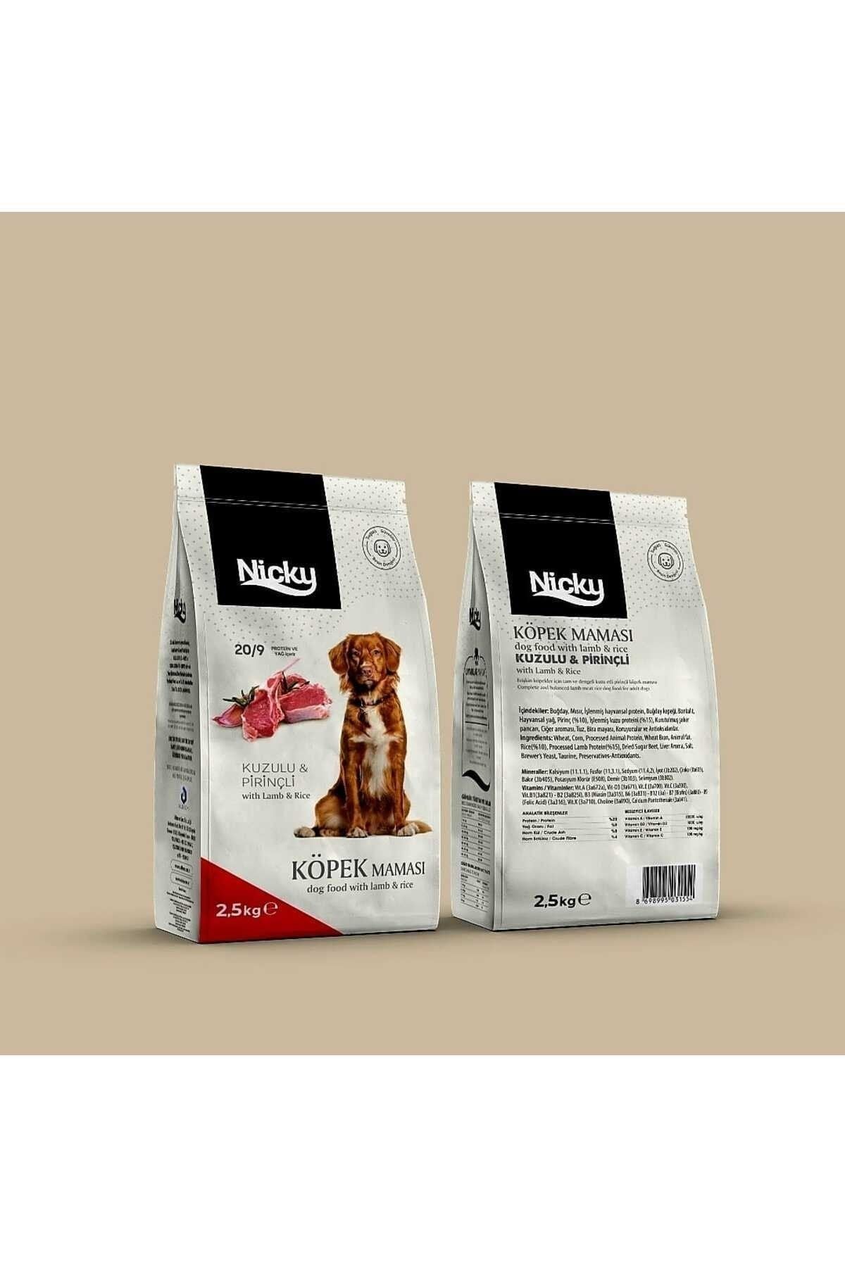 Köpek Maması - Nicky Kuzulu Yetişkin 2,5 kg
